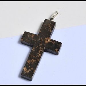 Artisan crafted matrix Elite Shungite Cross Pendan